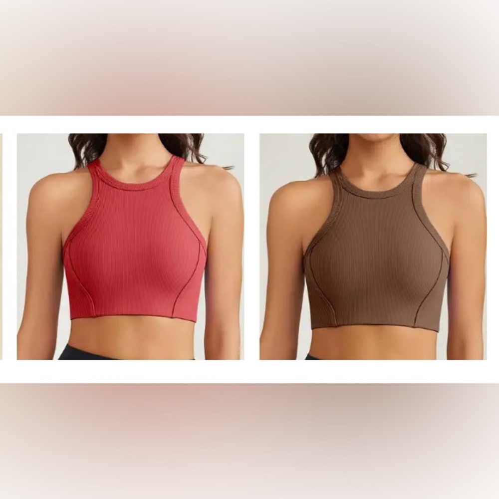 🌈 2 pack workout crop top